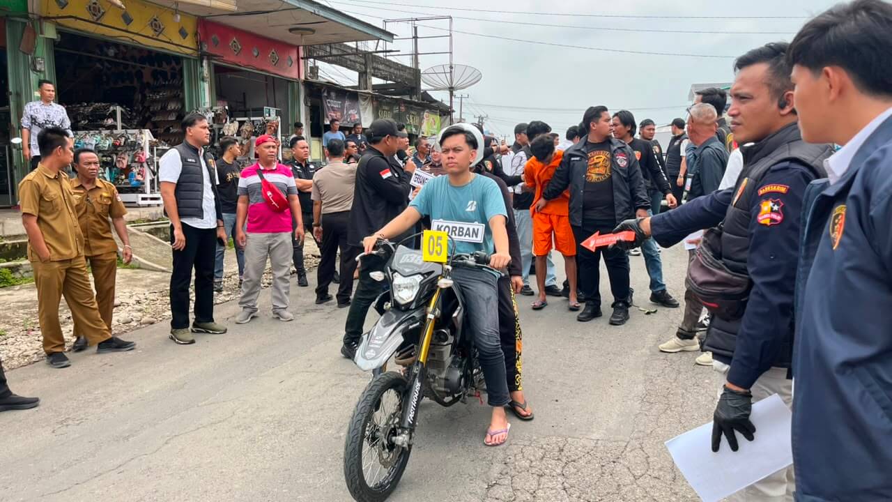 Polres Mukomuko Gelar Rekonstruksi di 3 Titik Lokasi Kasus Kematian Endar Permana
