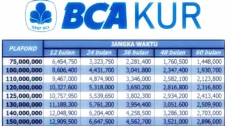 Cara Pengajuan KUR BCA 2024 Pinjaman Rp 50 Juta Dijamin Lolos, Cicilan Mulai Rp 1 Jutaan