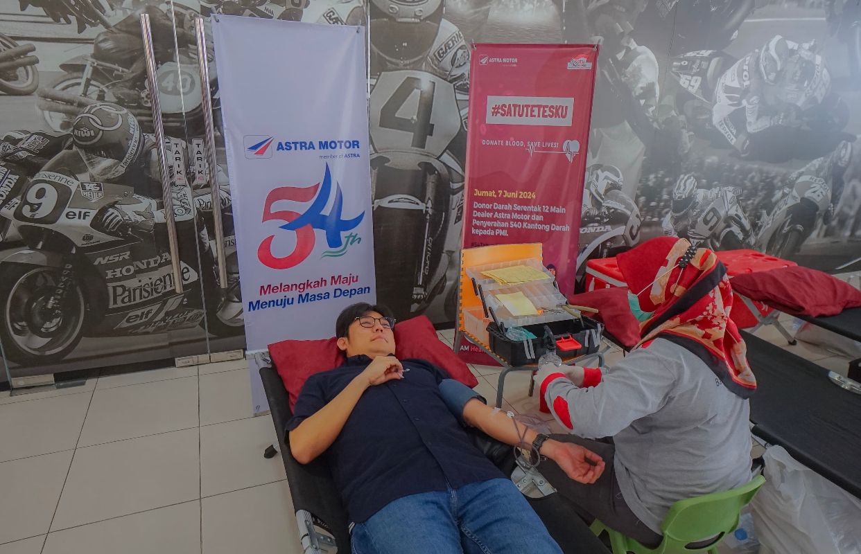 Meriahkan HUT ke-54 Tahun, Astra Motor Gelar Aksi Donor Darah Serempak #SatuTetesku di 11 Wilayah