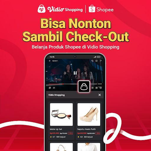 Kolaborasi Strategis Vidio dan Shopee Lewat Vidio Shopping, Tawarkan Pengalaman Belanja Sambil Menonton