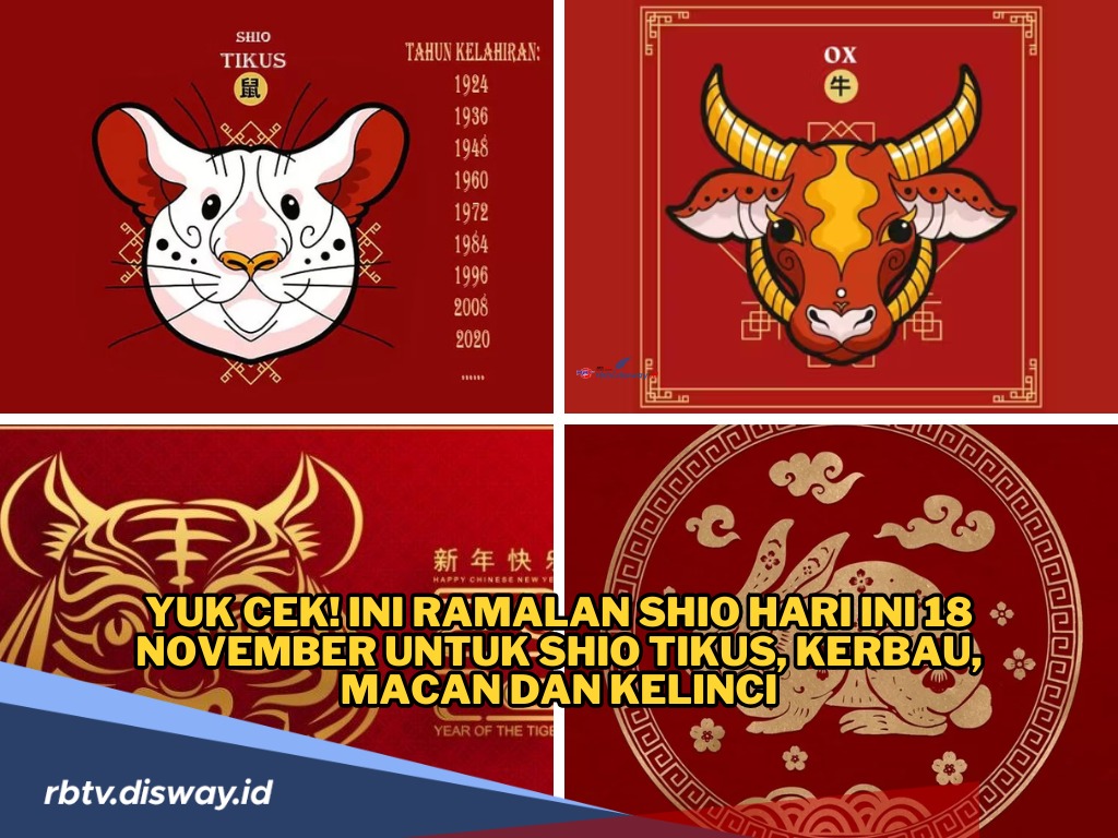 Yuk Cek! Ini Ramalan Shio Hari Ini 18 November, Kejutan Keuangan Menanti