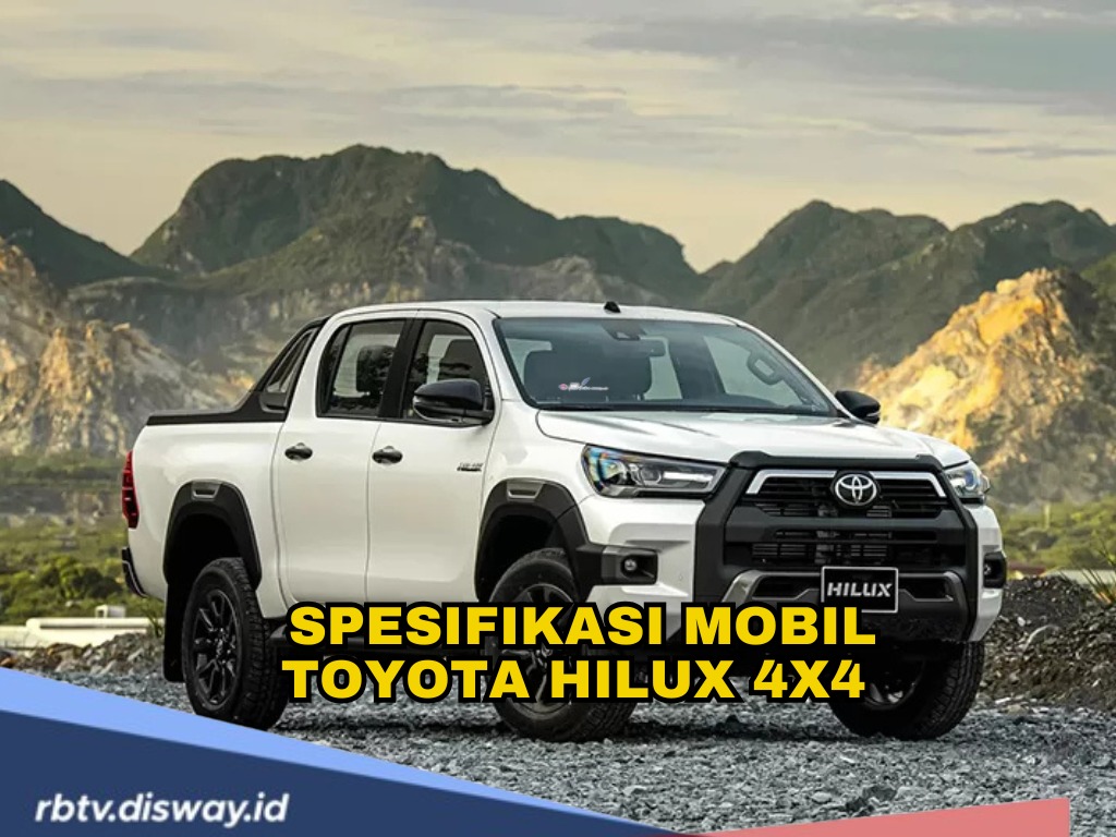 Spesifikasi Toyota Hilux 4x4, Si Tangguh dengan Mesin Andal dan Fitur Keselamatan Lengkap