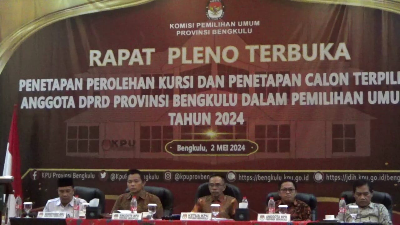 Tidak Bisa Diubah Lagi, Ini 45 Anggota DPRD Provinsi Bengkulu, Kapan Pelantikannya?