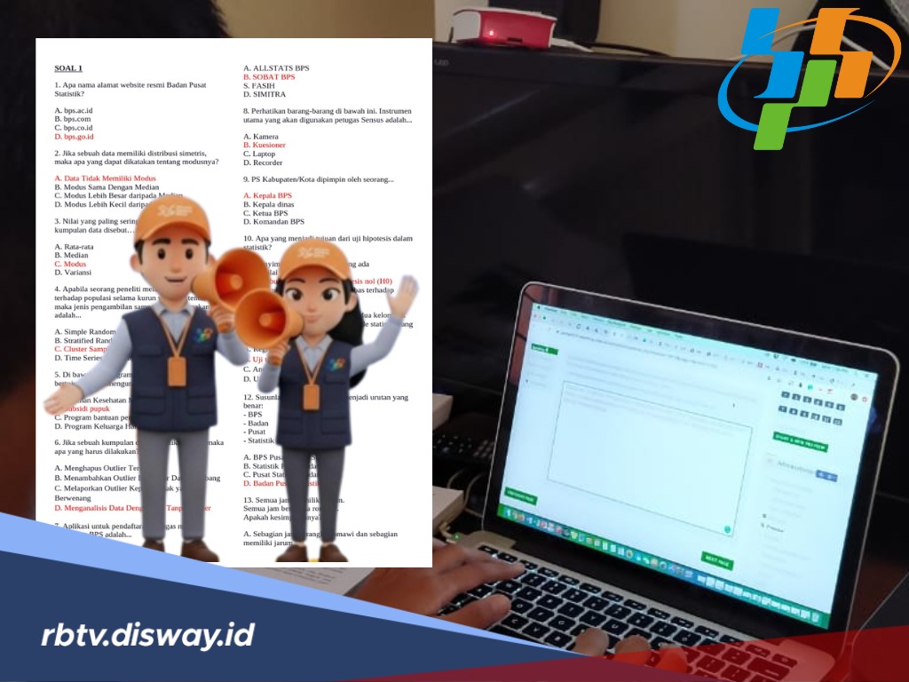 Kisi-kisi dan Contoh Soal Tes Kompetensi Mitra Statistik BPS 2026, Sudah Banyak yang Lolos