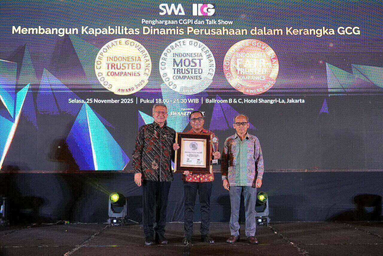 BRI Dinobatkan Jadi Perusahaan dengan Tata Kelola Terbaik di Penghargaan Indonesia Trusted Companies 2025