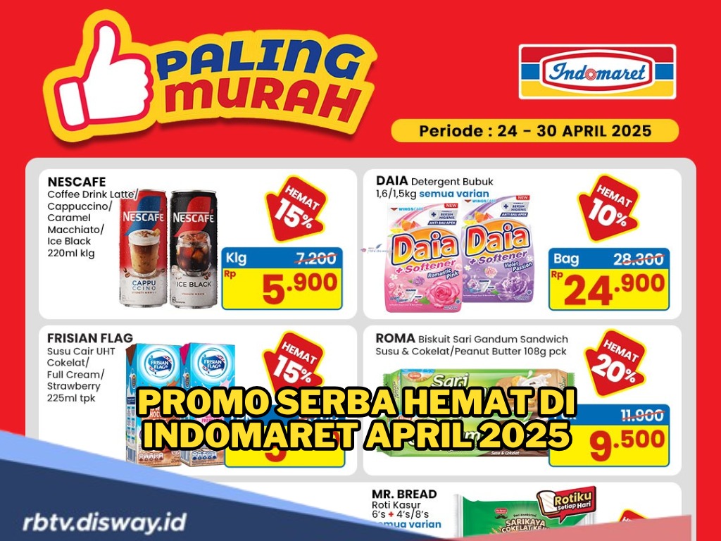 Jangan Lewatkan, Ada Promo Serba Hemat di Indomaret April 2025, Mulai Minyak Goreng hingga Susu Anak 