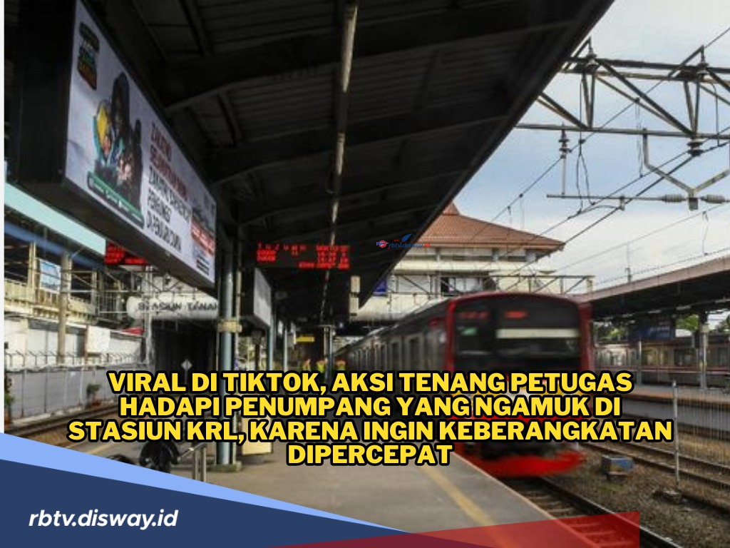 Viral di TikTok Seorang Perempuan Ngamuk di Stasiun Kereta Api Rangkasbitung, Petugas Lakukan Hal Ini