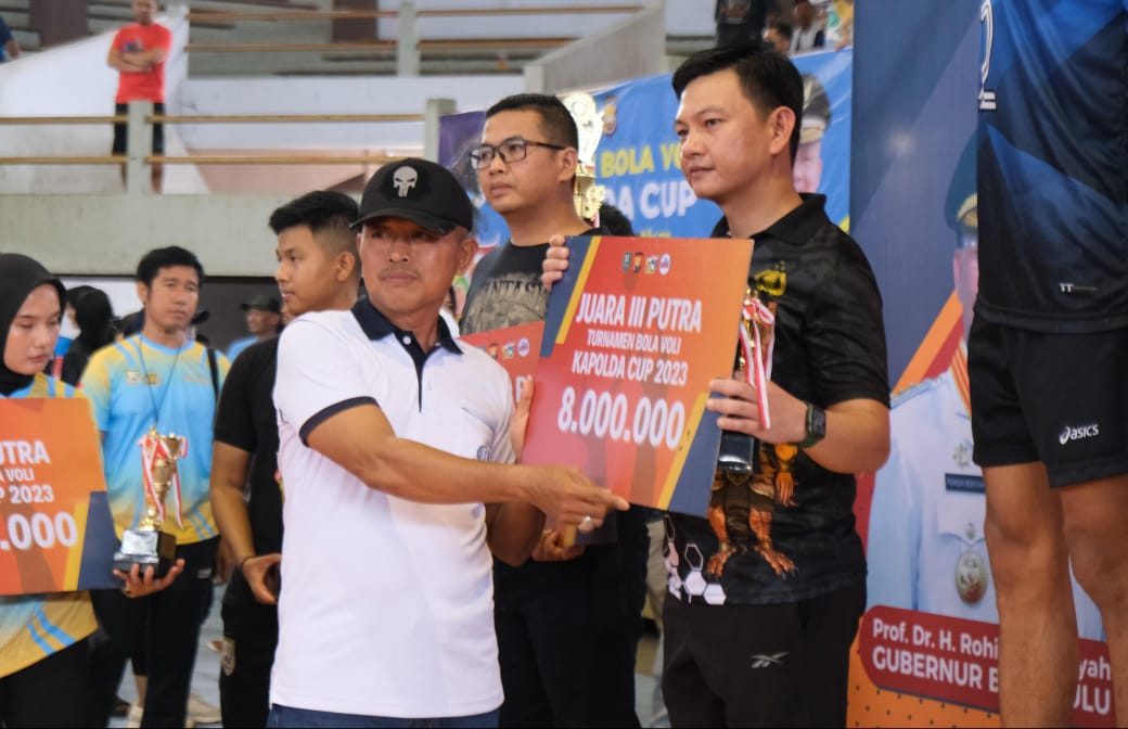Squad Muda Voli Polres Kepahiang Sabet Perunggu Kapolda Cup