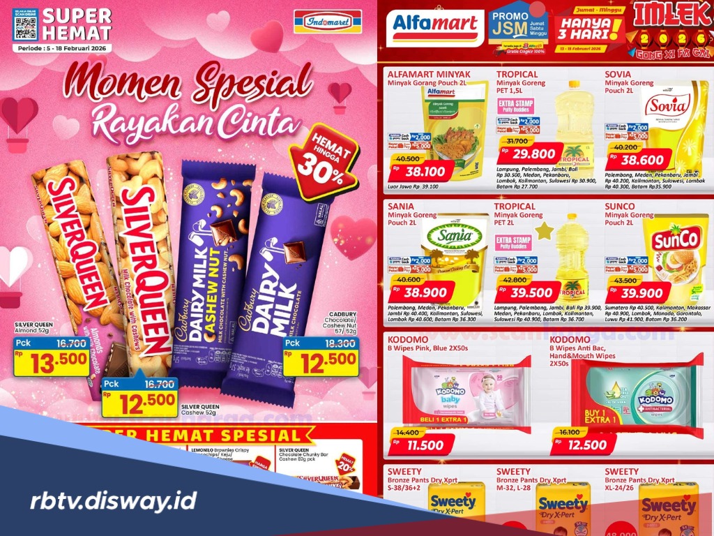 Termurah, Promo Indomaret dan Alfamart Jelang Puasa Sabtu 14 Februari 2026