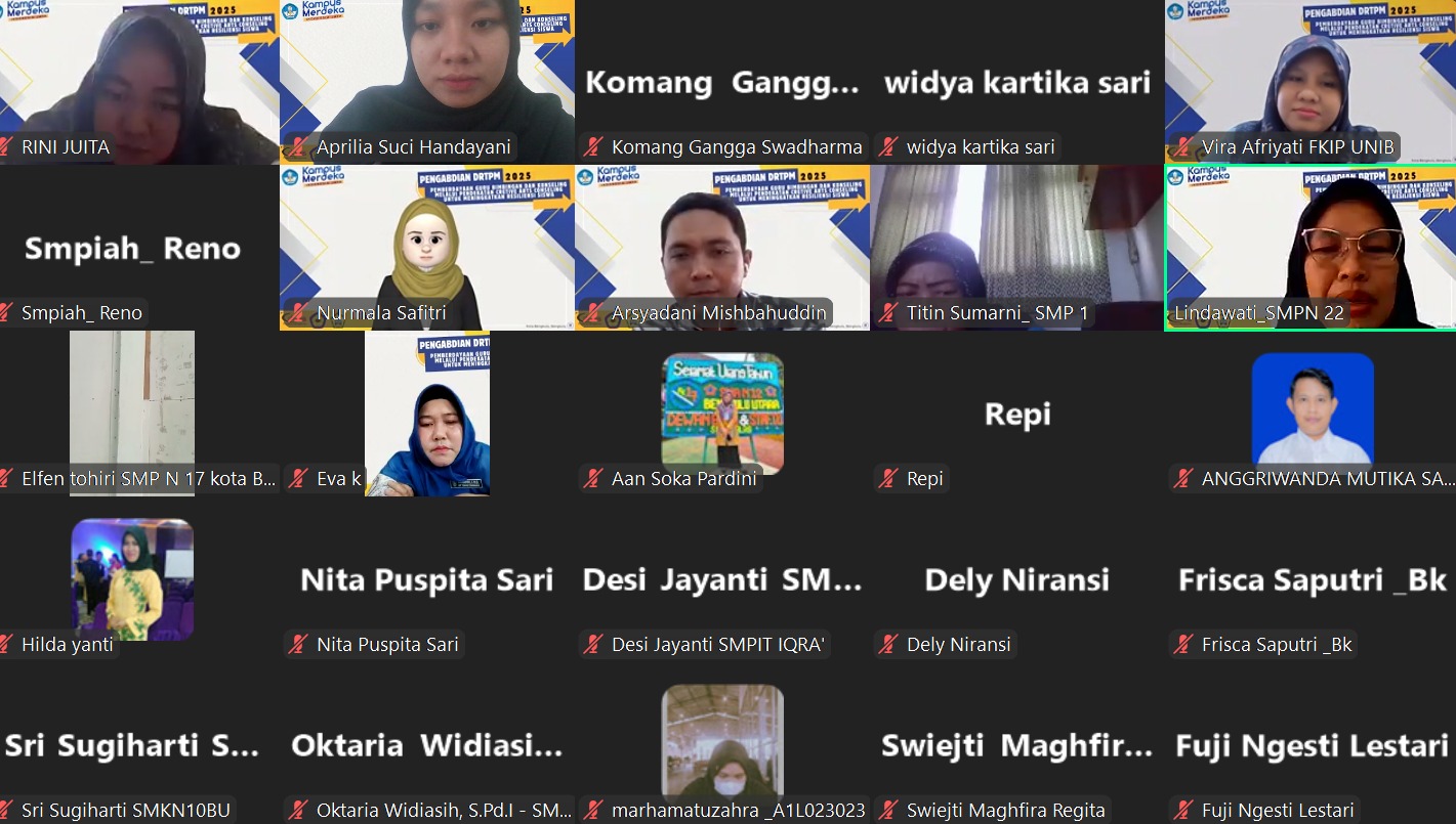 FKIP UNIB dan Unihaz Dorong Transformasi BK Lewat Konseling Seni