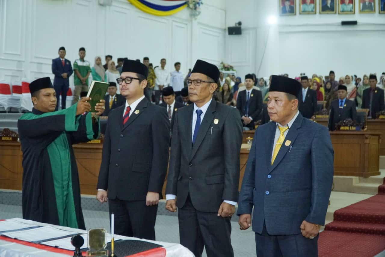 Sah, Pimpinan DPRD Kepahiang Definitif Dilantik