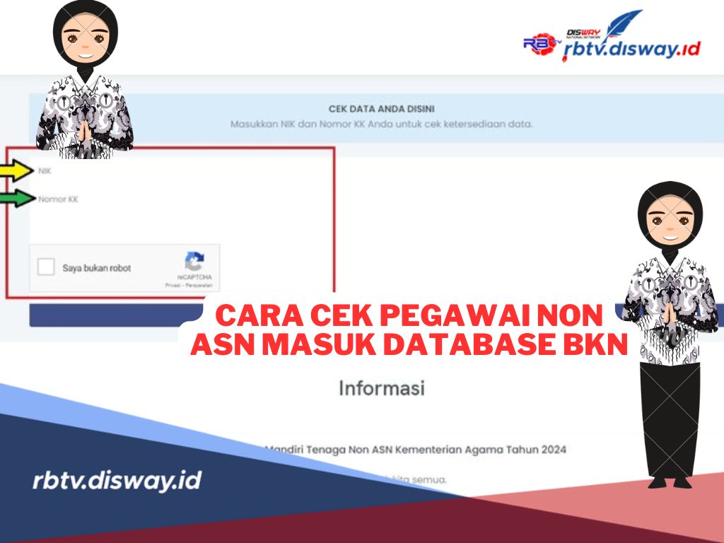 Simak! Cara Cek Status Pegawai Non ASN Terdaftar di Database BKN atau Belum 