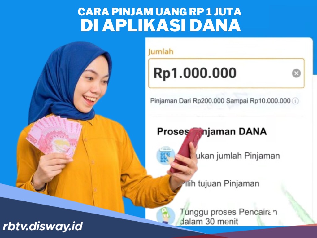 Cara Cepat Pinjam Uang Rp 1 Juta di Aplikasi DANA Hanya dalam Hitungan Menit!
