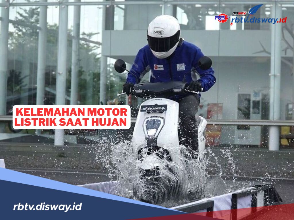 Ada 5  Hal yang Wajib Anda Waspadai Saat Mengendarai Motor Listrik Saat Hujan, Jangan Asal Terabas