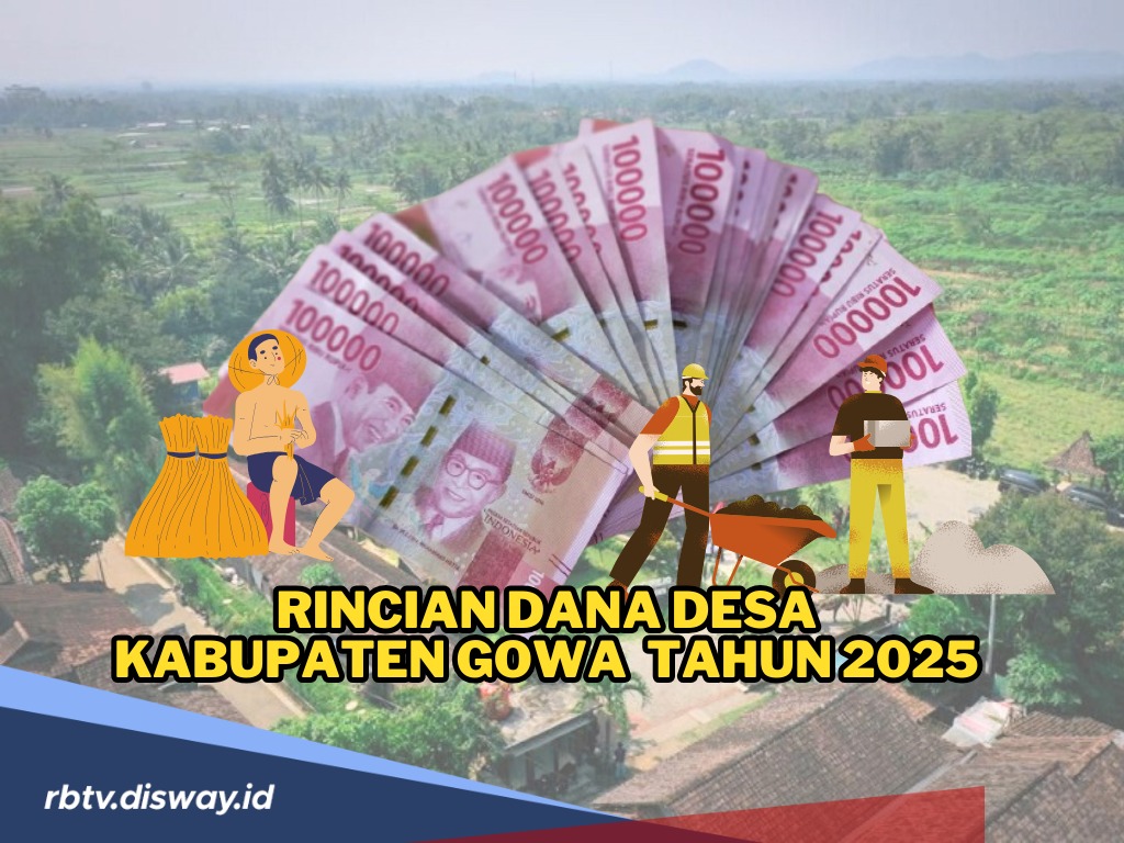 Rincian Dana Desa Kabupaten Gowa Tahun 2025, Mana Desa yang Terima Alokasi Lebih dari Rp 1 M?