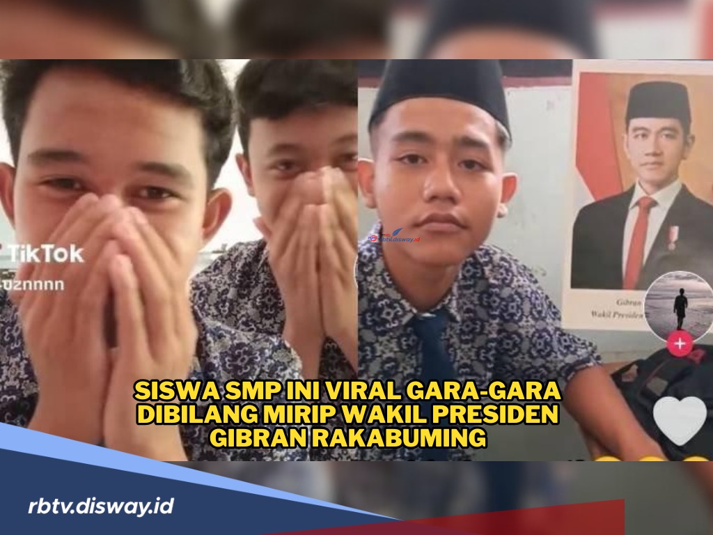 Siswa SMP Mirip Wapres Gibran Rakabuming, Hobinya Ikut Disorot Netizen