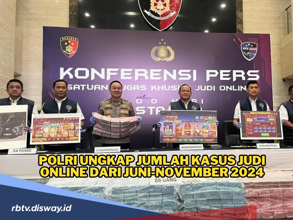 Berantas Judi Online, Bareskrim Polri Bongkar Ratusan Kasus Judol Selama Juni-November 2024