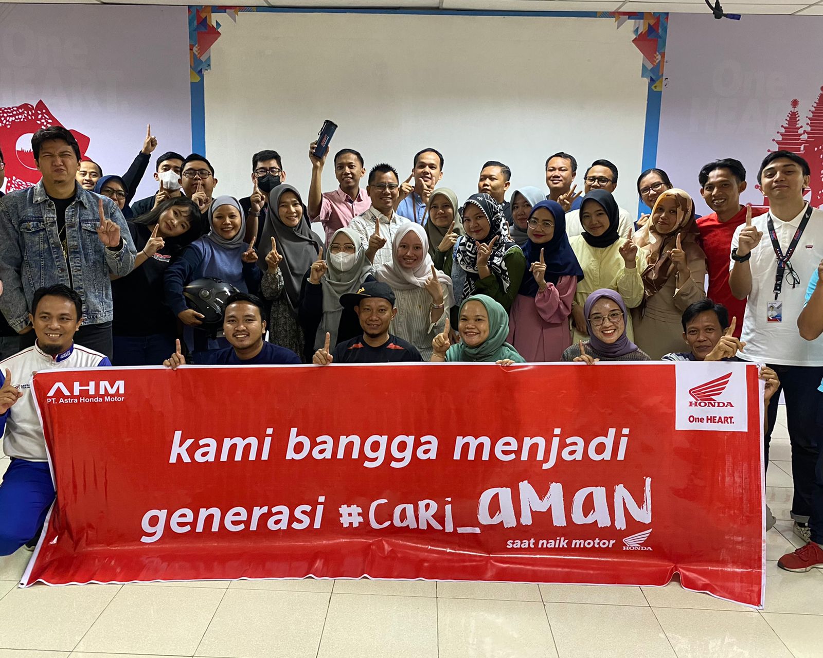 Cari_Aman, Astra Motor Bengkulu Menggelar Edukasi Safety Riding Karyawan 