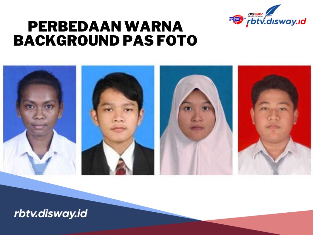 Jangan Keliru, Ini Perbedaan Warna Background Pas Foto