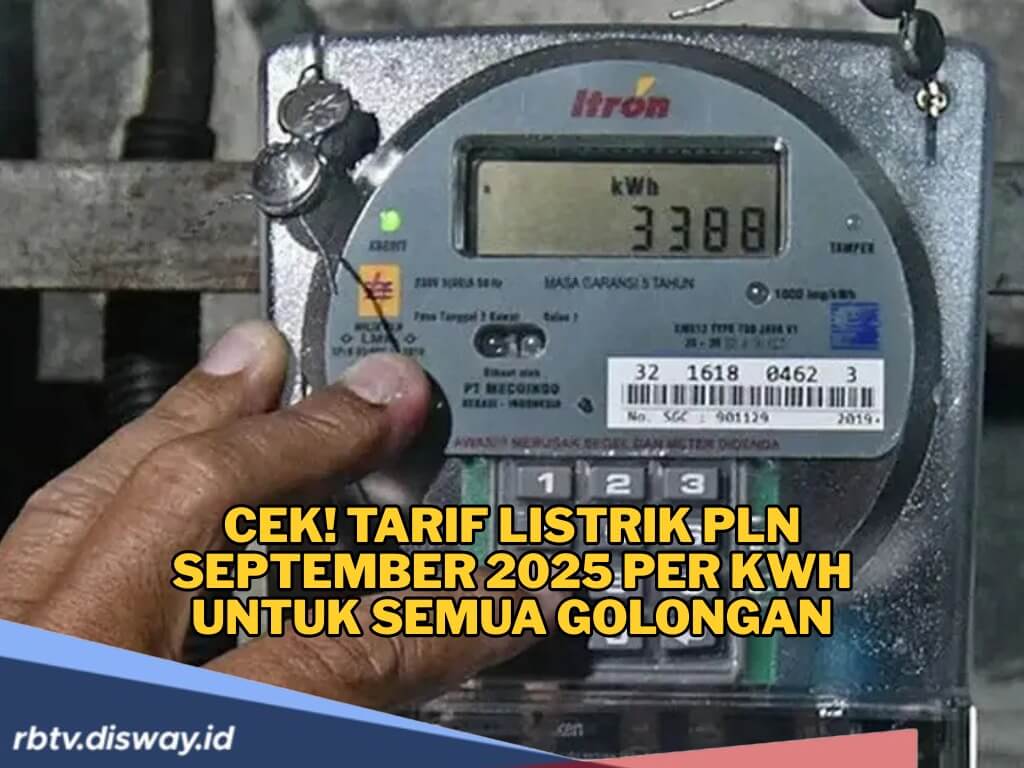 Tarif Listrik PLN September 2025 per kWh untuk Semua Golongan