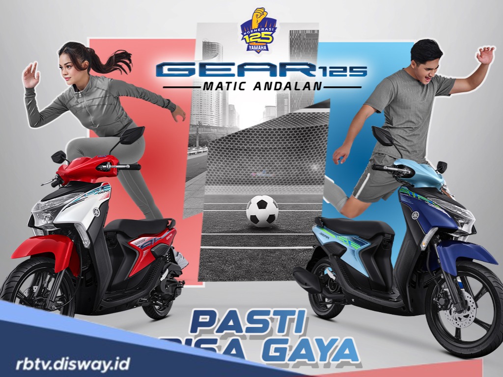 Yamaha Gear 125 2025 dan Gear Ultima Hybrid, Skutik Keren, Moder dan Super Irit 