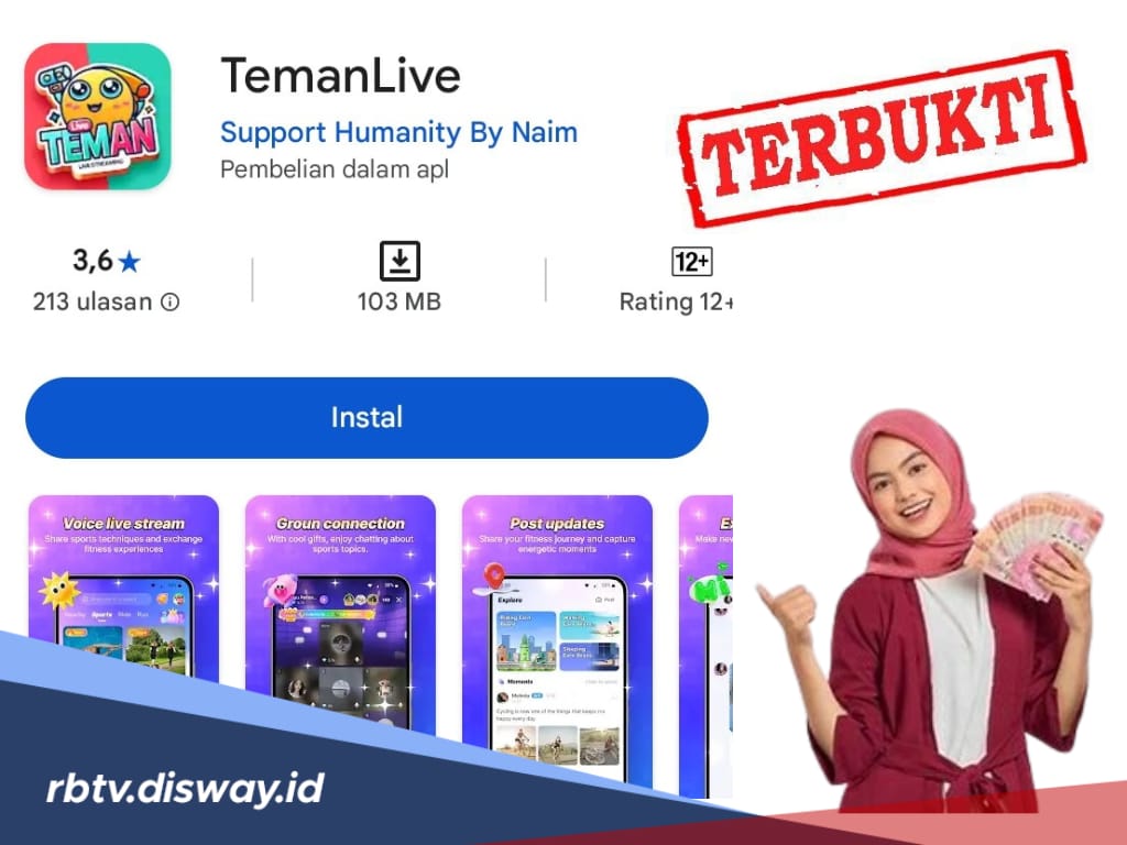 Dapatkan Bonus THR hingga Rp 100 Ribu dengan Bermain Aplikasi Penghasil Uang 2025, Terbukti Membayar!