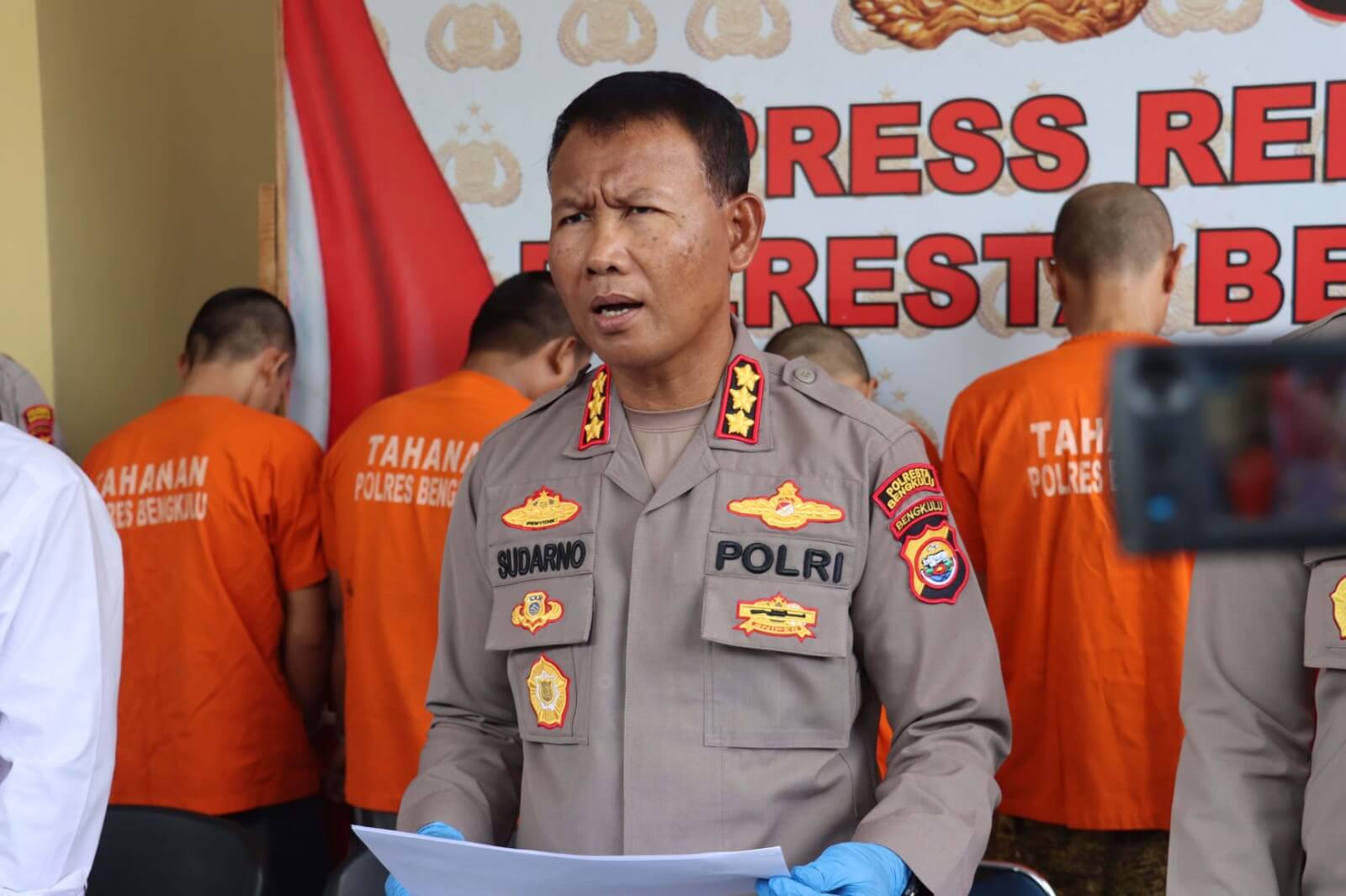 Oknum Lurah di Bengkulu Ditangkap dan Digunduli Polisi, Kapolresta: Dia Residivis