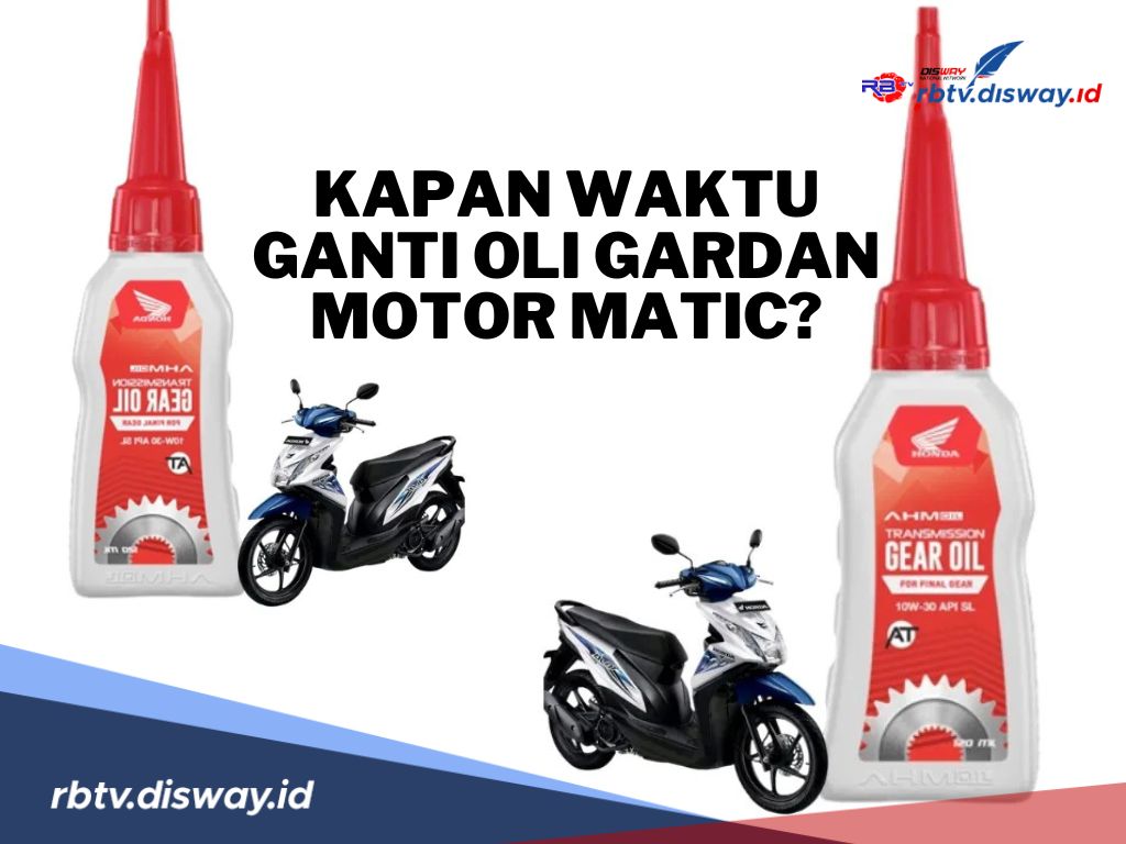 Ini Waktu Tepat untuk Ganti Oli Gardan Motor Matic, Jangan Disepelekan