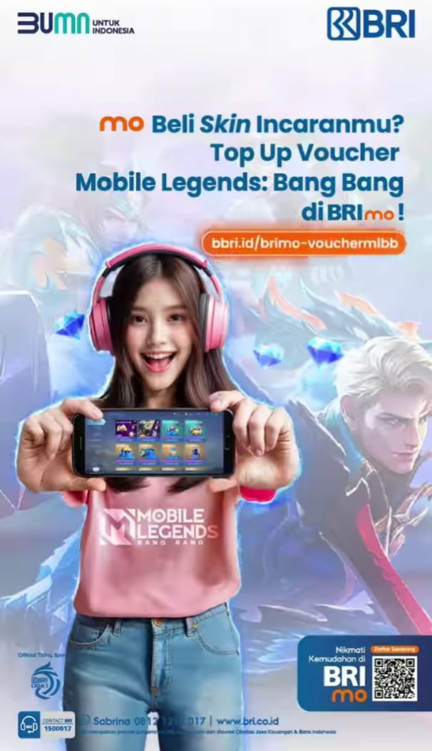 Top Up Diamond Game Mobile Legends Lewat BRImo Anti Ribet