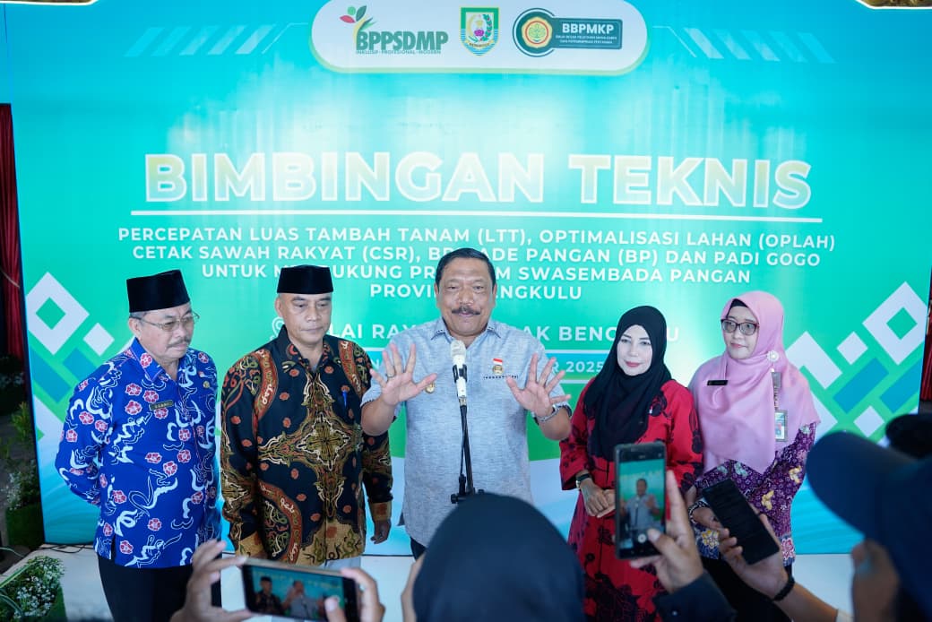 Sinkronisasi Data Perkuat Langkah Bengkulu Menuju Swasembada Pangan 