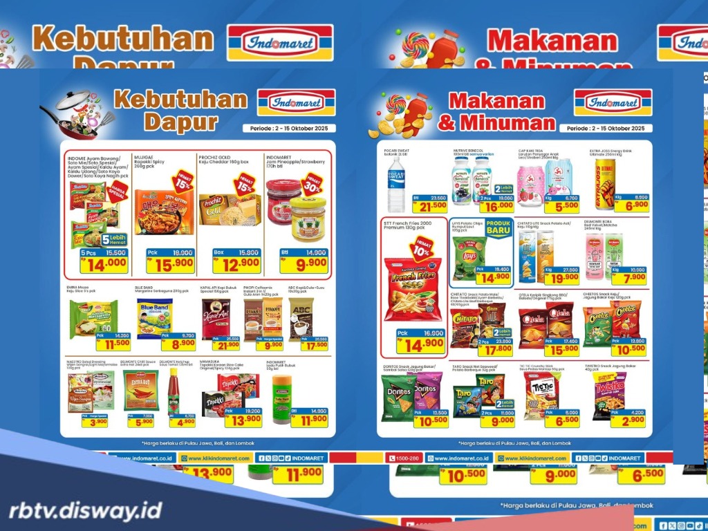 Serbu Promo Super Hemat Indomaret, dari Deterjen hingga Cemilan Murah Banget