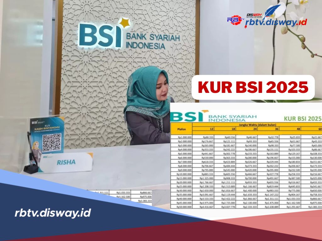 Tanpa Bunga, KUR BSI Hari Ini Selasa 6 Mei 2025, Berikut Angsuran Pinjaman Rp 25 Juta