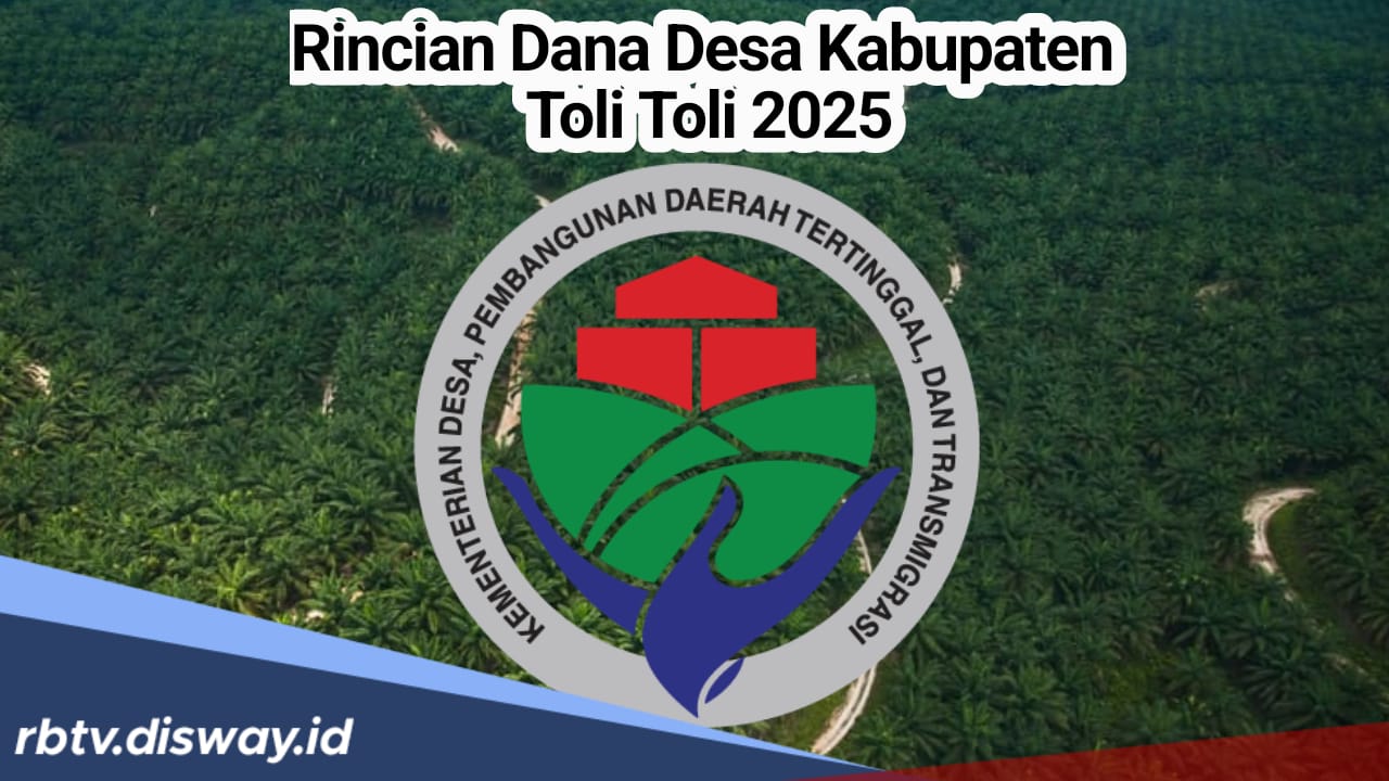 Rincian Dana Desa Kabupaten Tolitoli 2025, Tak Banyak yang Terima Rp 1 Miliar