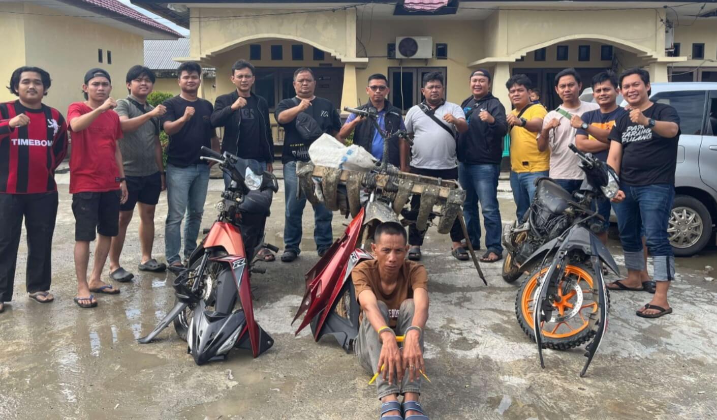 Bandit Curanmor Lintas Provinsi Ditangkap Polisi, Beberapa Motor Hasil Curian Diamankan