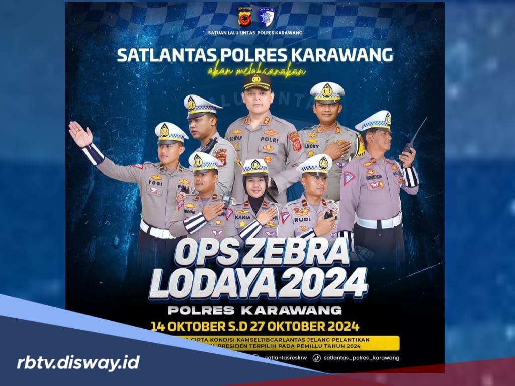 Hati-hati Kena Tilang, Ini Titik Lokasi Operasi Zebra 2024 di Karawang