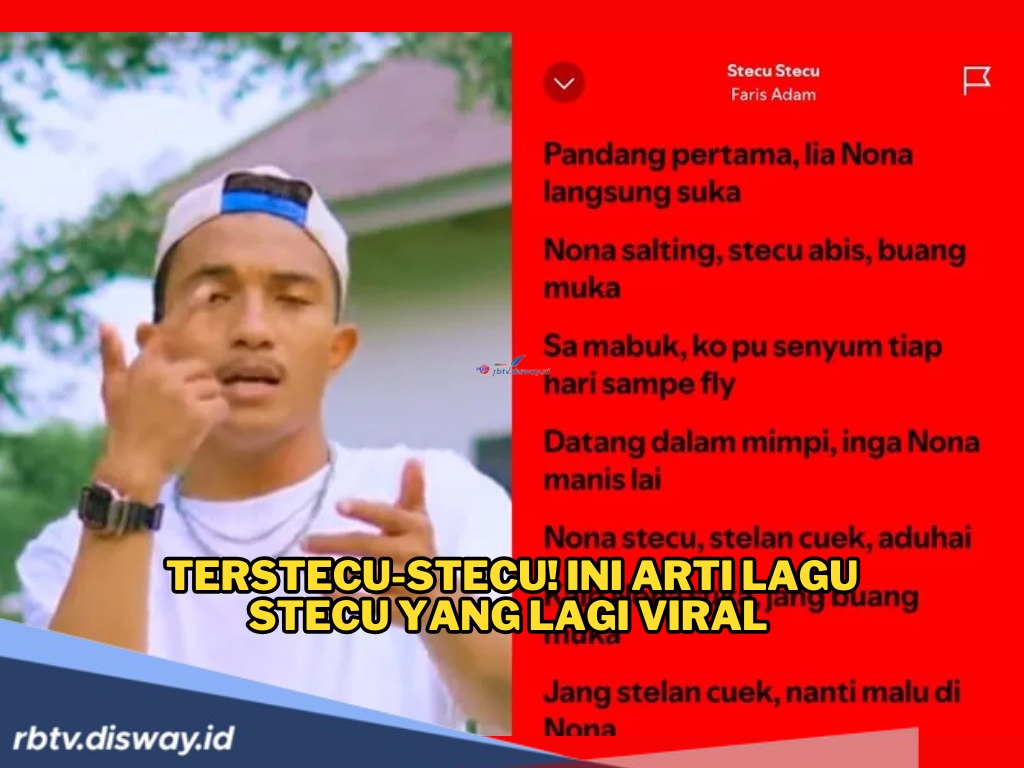 Lagunya Bikin Candu, Rupanya Ini Arti Lagu Stecu yang Lagi Viral 