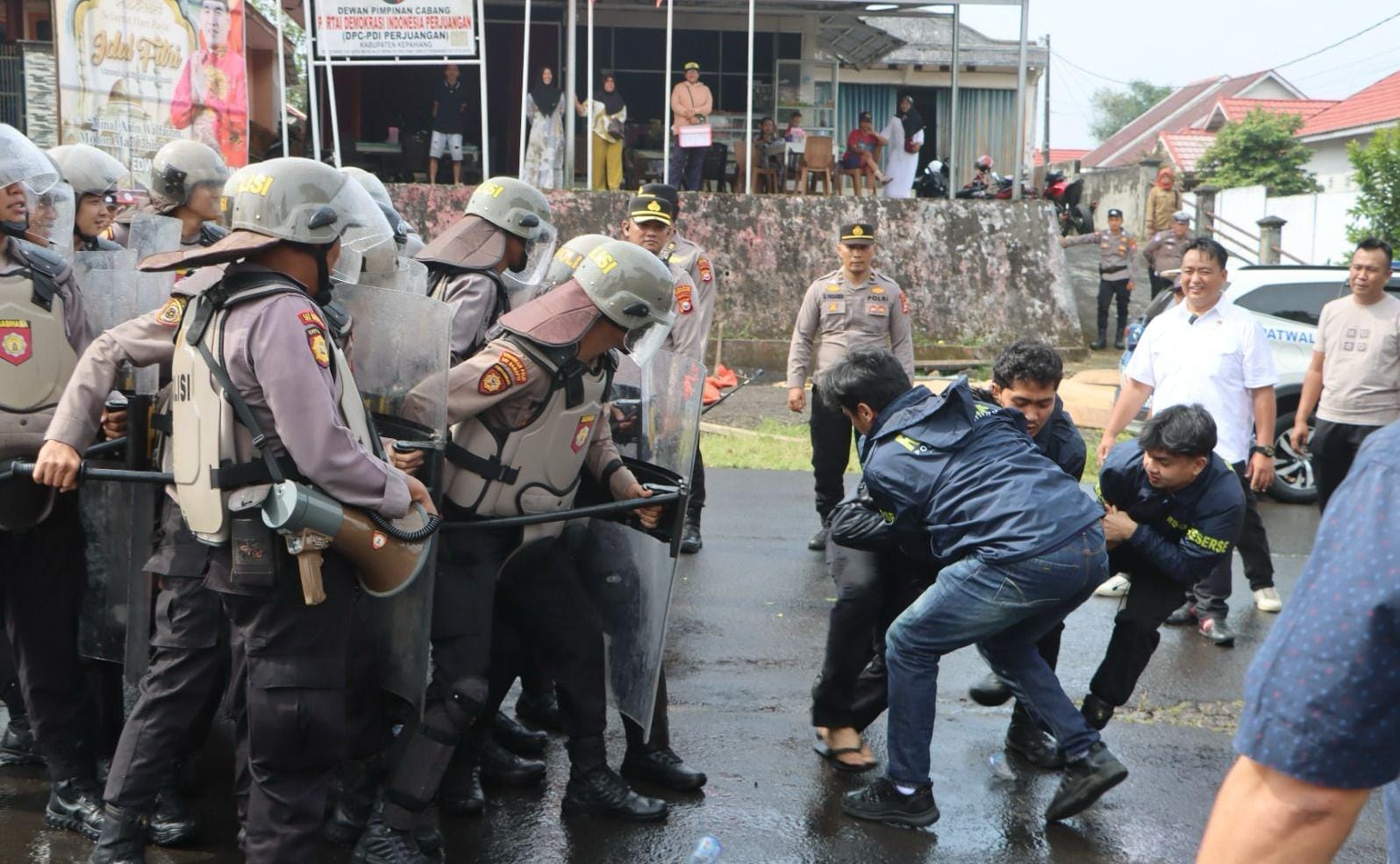 Suasana Polres Kepahiang Jelang Mayday 1 Mei, Begini Instruksi AKBP M.Faisal 