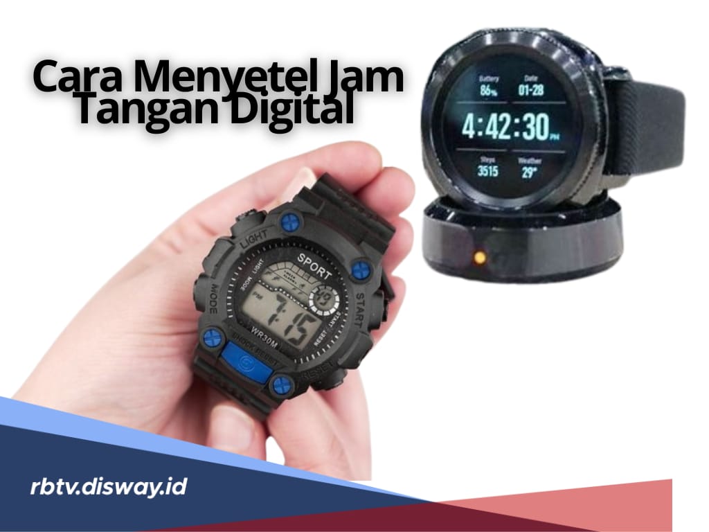 Agar Mudah Pemakaian, Begini Cara Menyetel Jam Tangan Digital dengan Tepat, Langsung Berhasil!