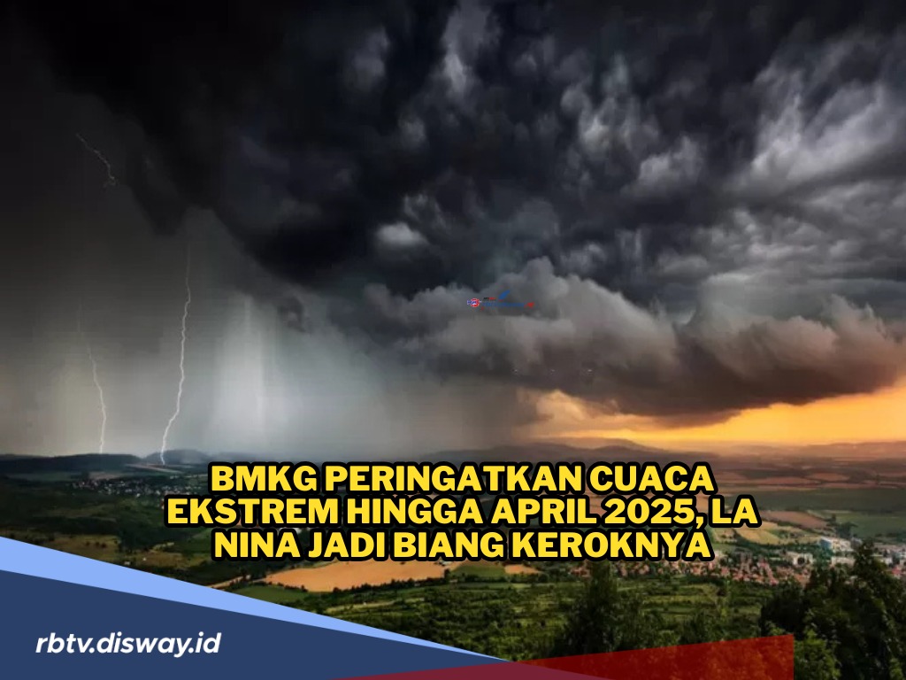 BMKG Peringatkan Cuaca Ekstrem Hingga April 2025, La Nina jadi Biang Keroknya