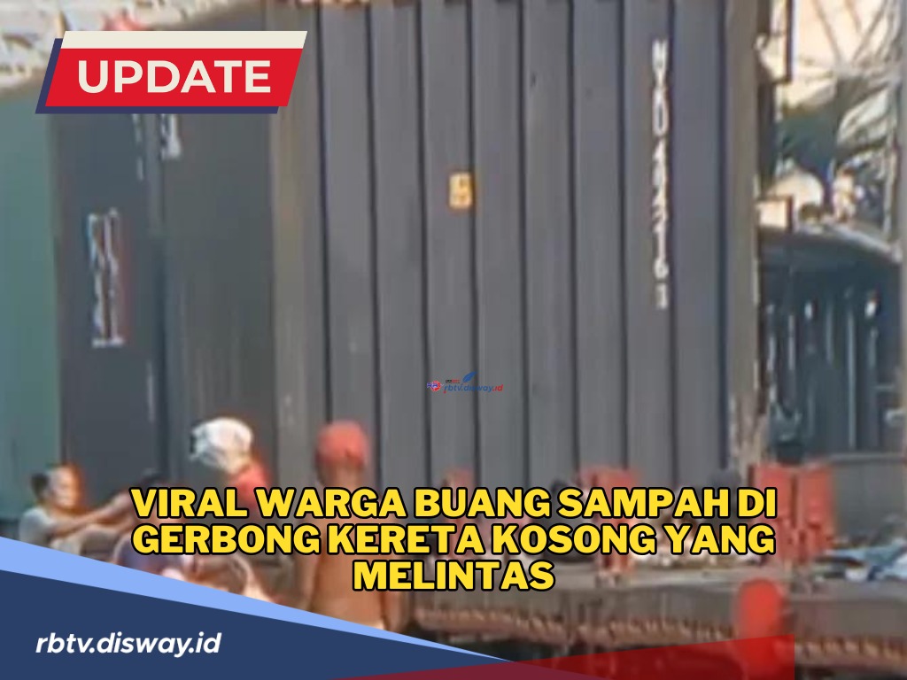 Gerbong Kosong Kereta Barang Dijadikan Warga TPA, KAI Akan Berikan Sanksi Tegas