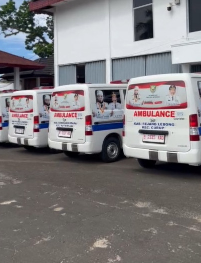 Bantuan Ambulans Gratis dari Gubernur Bengkulu, Pemkab Kaur Bakal Terima 15 Unit Ambulans 