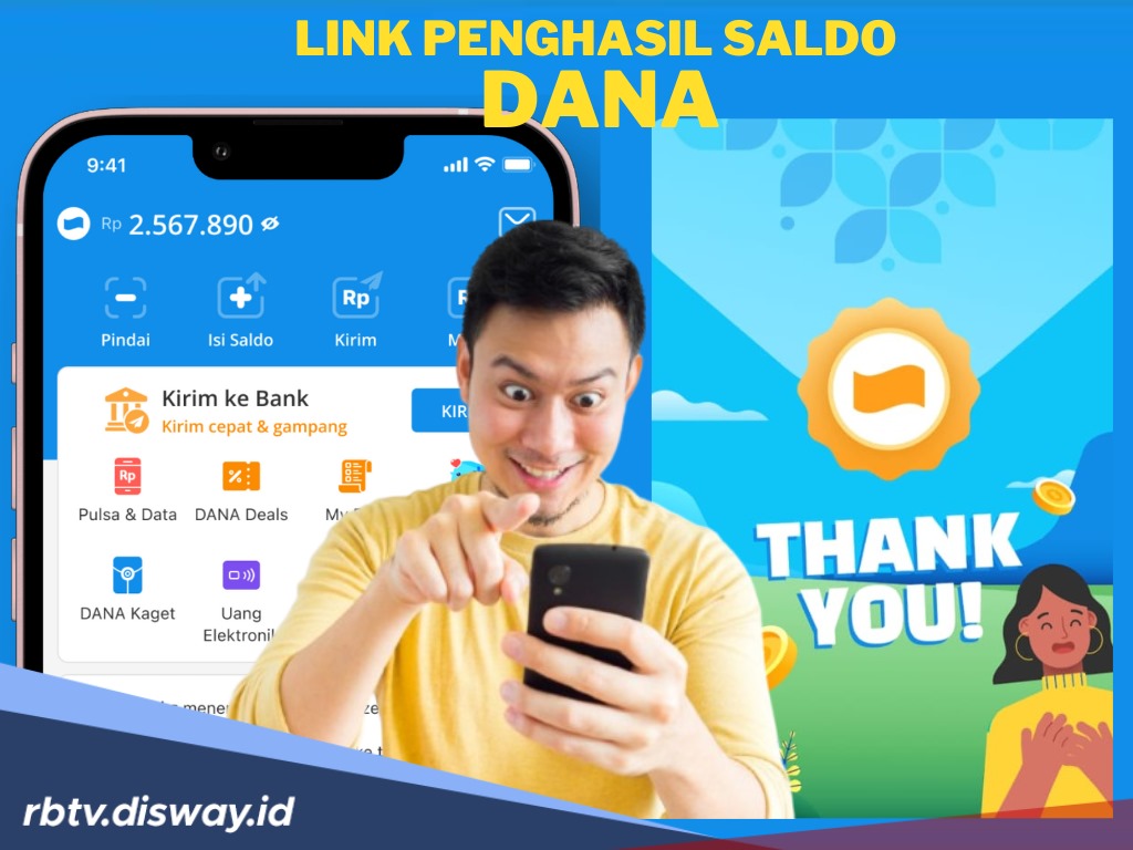 Link Penghasil Uang Gratis Hari Ini Senin 17 Februari, 5 Orang Beruntung untuk Saldo Mengalir ke DANA