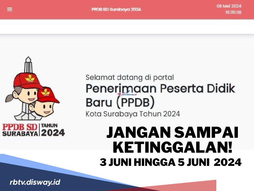 Info Seputar PPDB Surabaya untuk SD Sudah Dibuka, Berikut Berkas Persyaratan serta Jalurnya