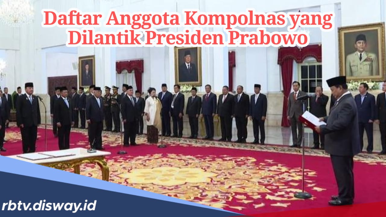 Sah! Prabowo Lantik Anggota Kompolnas 2024-2028, Siapa yang Jadi Ketua?