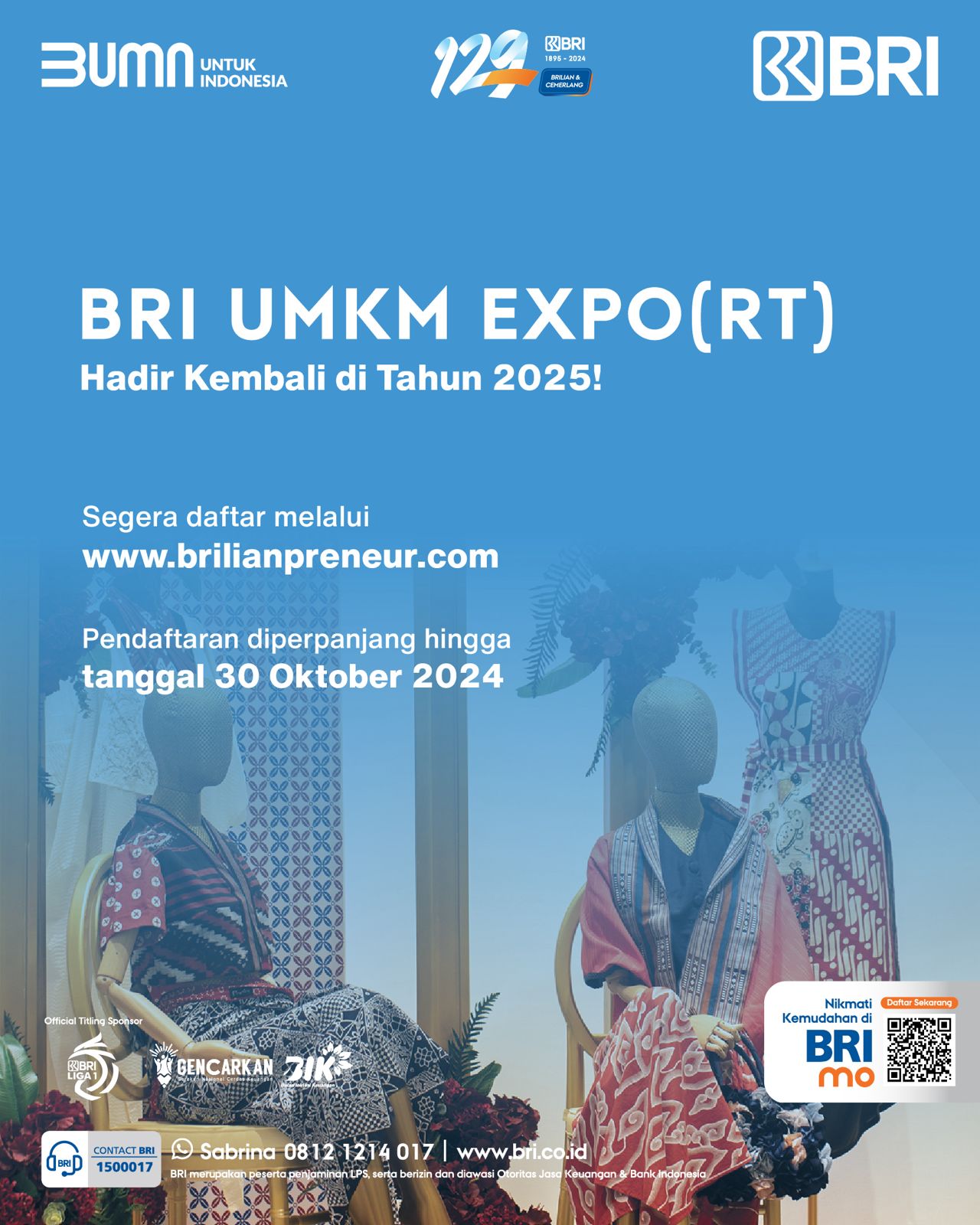 Jadi Ajang Masuk Pasar Global! Saatnya UMKM Daftar BRI UMKM EXPO(RT) 2025