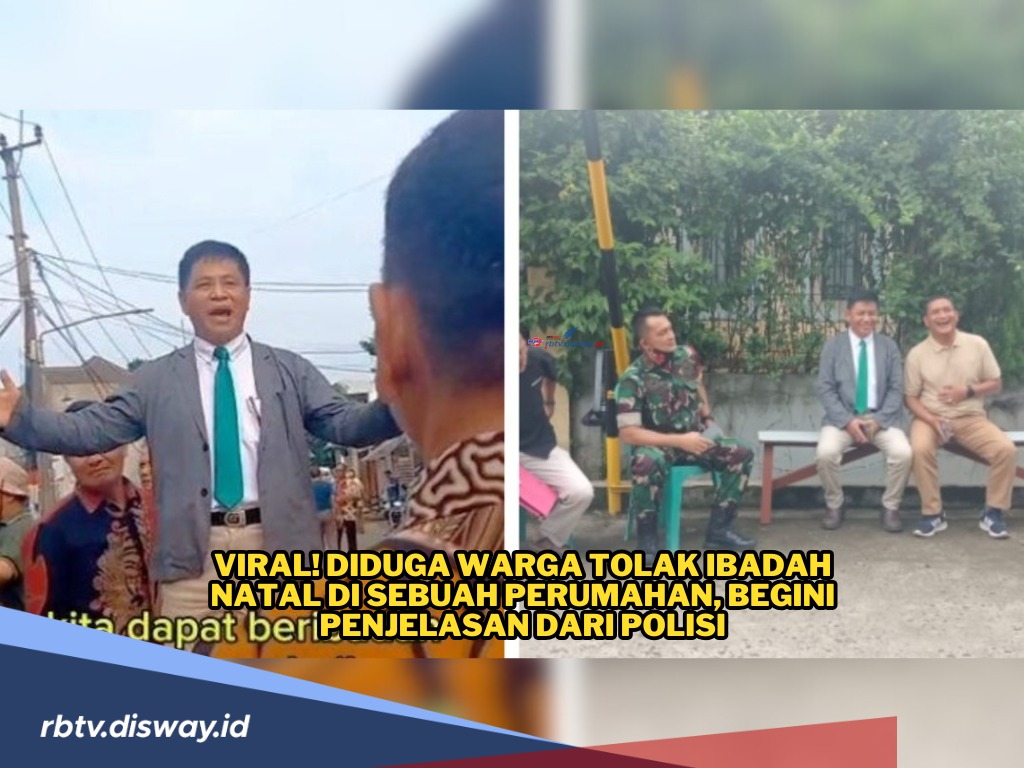 Penjelasan Polisi Tentang Peristiwa Dugaan Warga Tolak ibadah Natal di Sebuah Perumahan kawasan Cibinong