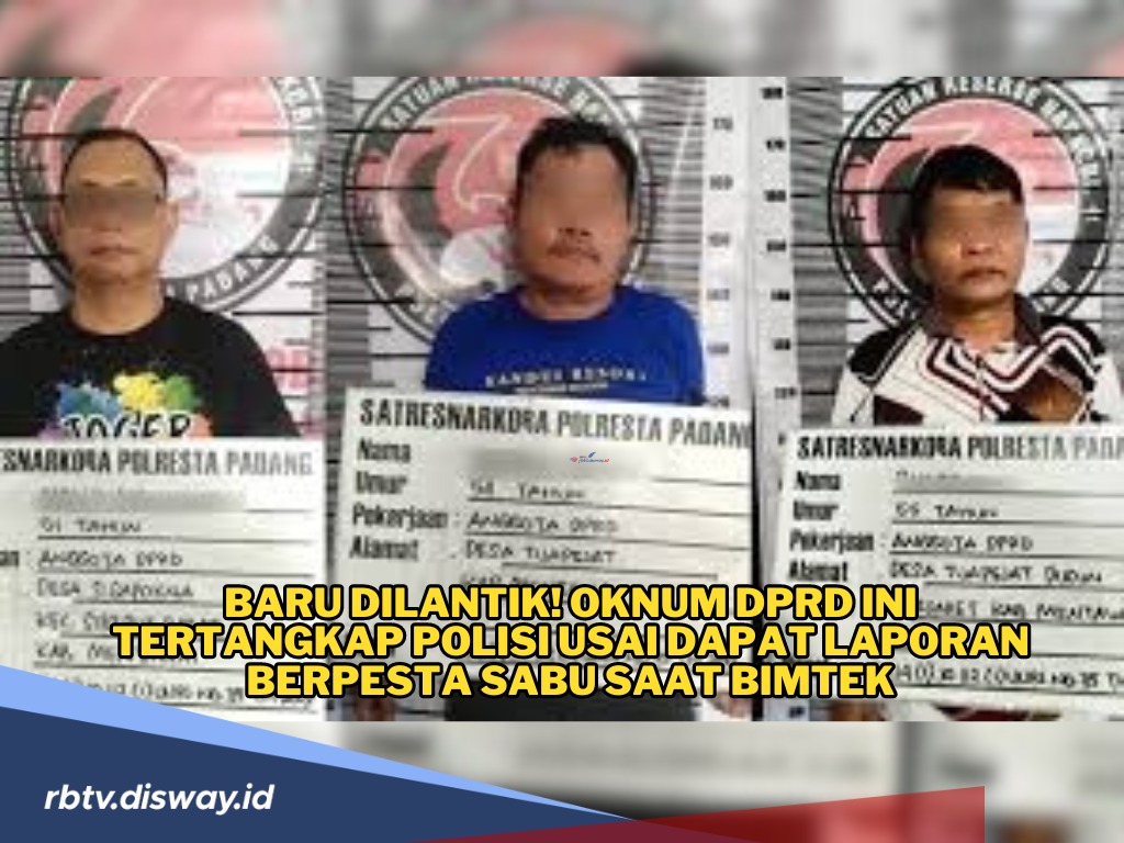 Baru Dilantik, 3 Oknum DPRD Ini Ditangkap Polisi, Apa Kasusnya? 