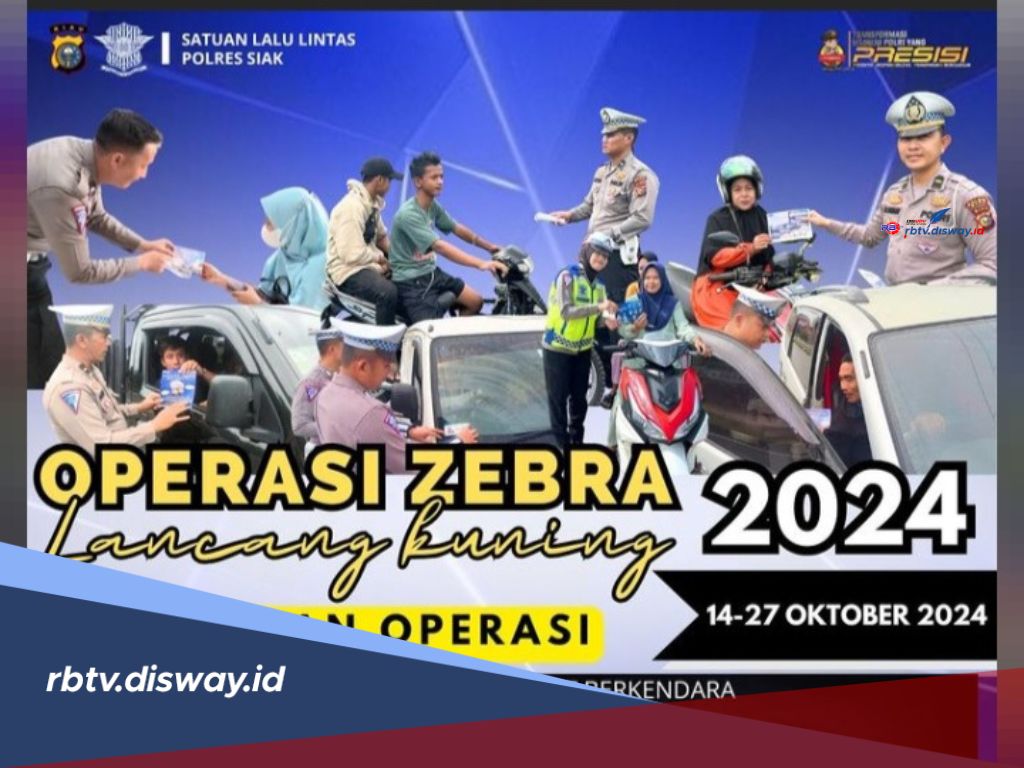 Ini Titik Lokasi Operasi Zebra Lancang Kuning 2024 di Siak, Pelanggar Bisa Didenda hingga Rp 1 Juta