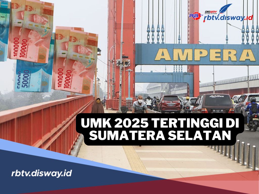 Ini Daerah dengan UMK Tertinggi di Sumatera Selatan Tahun 2025