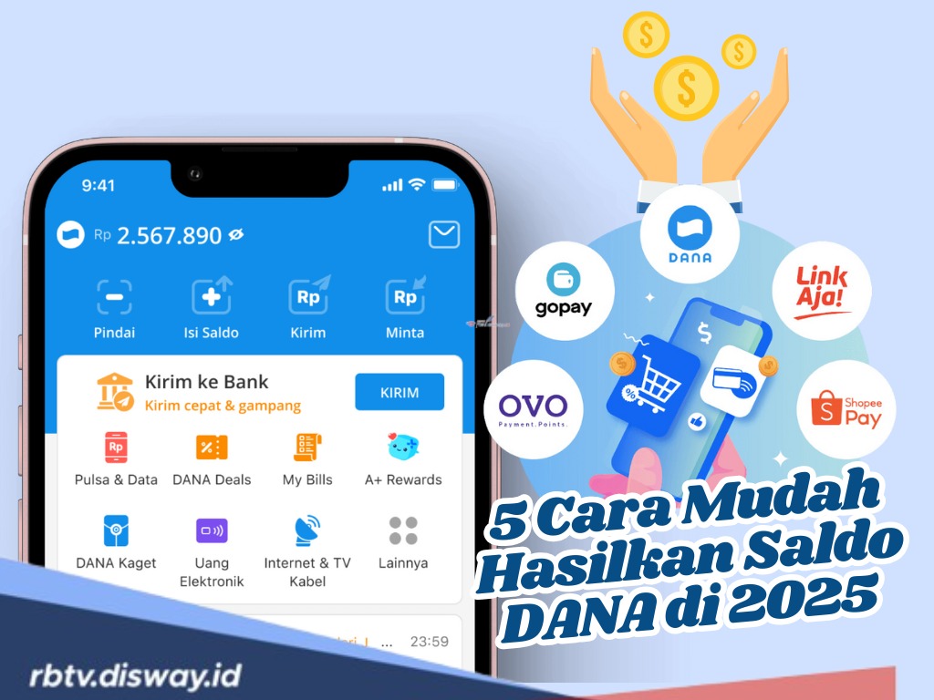 5 Cara Mudah Menghasilkan Saldo DANA Langsung Cair ke E-Wallet, Tertarik Coba?